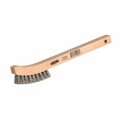 Osborn Handle-Style Wire Scratch Brush, Model:, Bristle Length: 7/16in., Bristle: Stainless Steel 54022